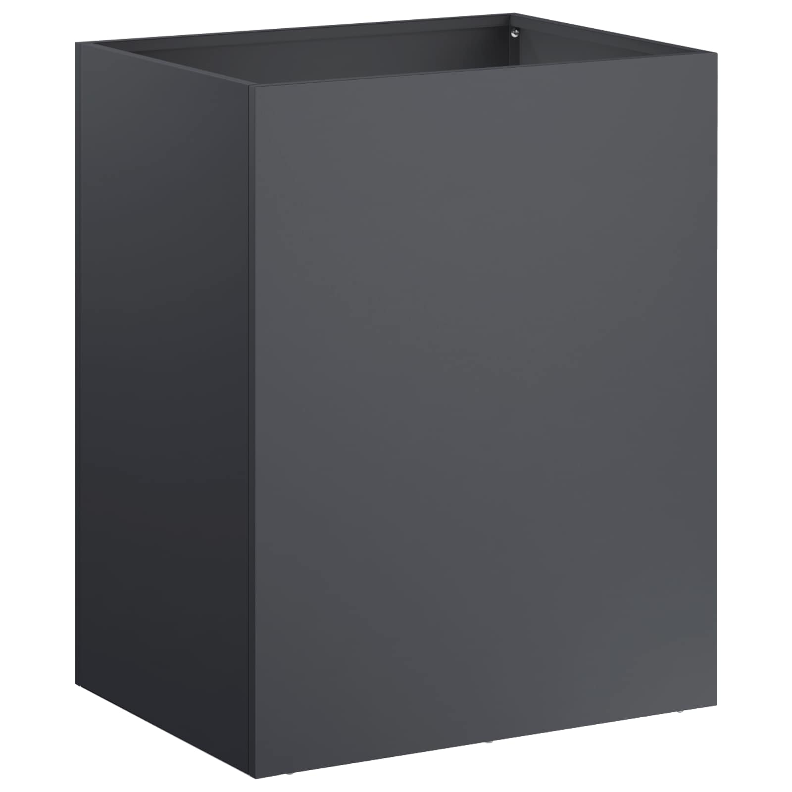 Plantenbak 2 st Antraciet 40 x 30 x 50 cm Koudgewalst staal