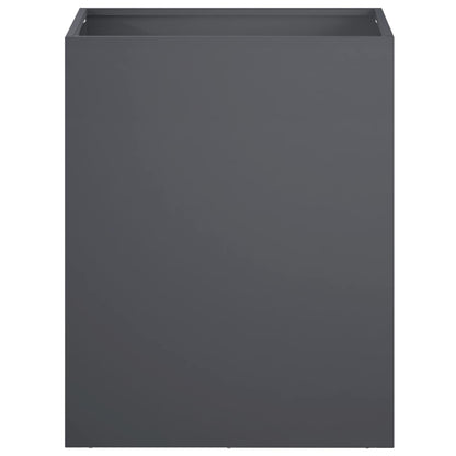 Plantenbak 2 st Antraciet 40 x 30 x 50 cm Koudgewalst staal