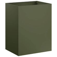 Plantenbak Olijfgroen 40 x 30 x 50 cm Koudgewalst staal