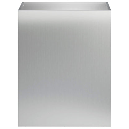 Plantenbak zilver 40 x 30 x 50 cm Gegalvaniseerd staal