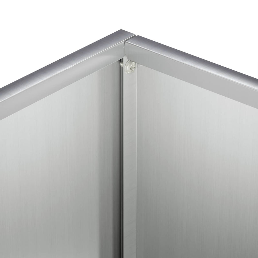 Plantenbak 2 st zilver 40 x 30 x 50 cm Gegalvaniseerd staal
