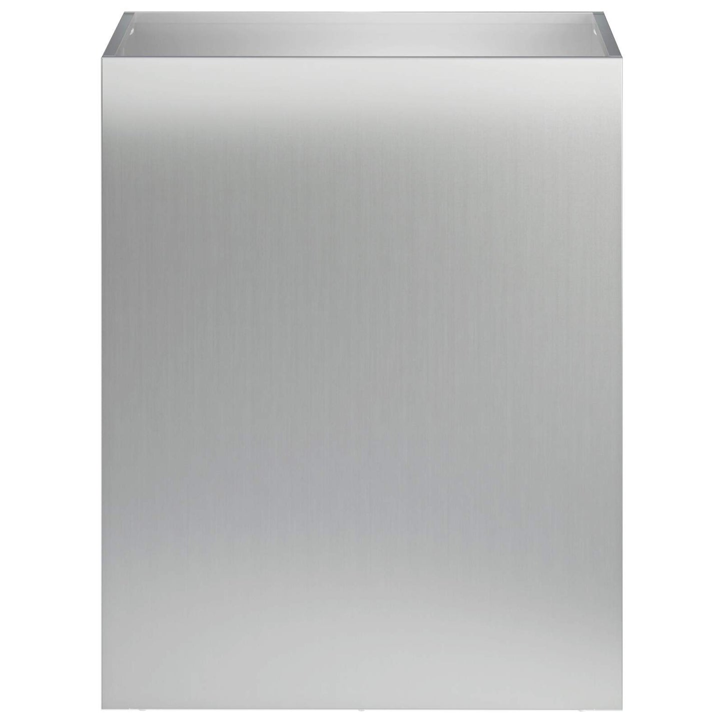 Plantenbak 2 st zilver 40 x 30 x 50 cm Gegalvaniseerd staal