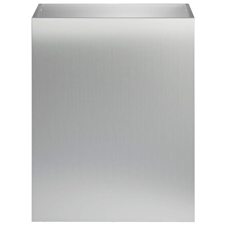 Plantenbak 2 st zilver 40 x 30 x 50 cm Gegalvaniseerd staal