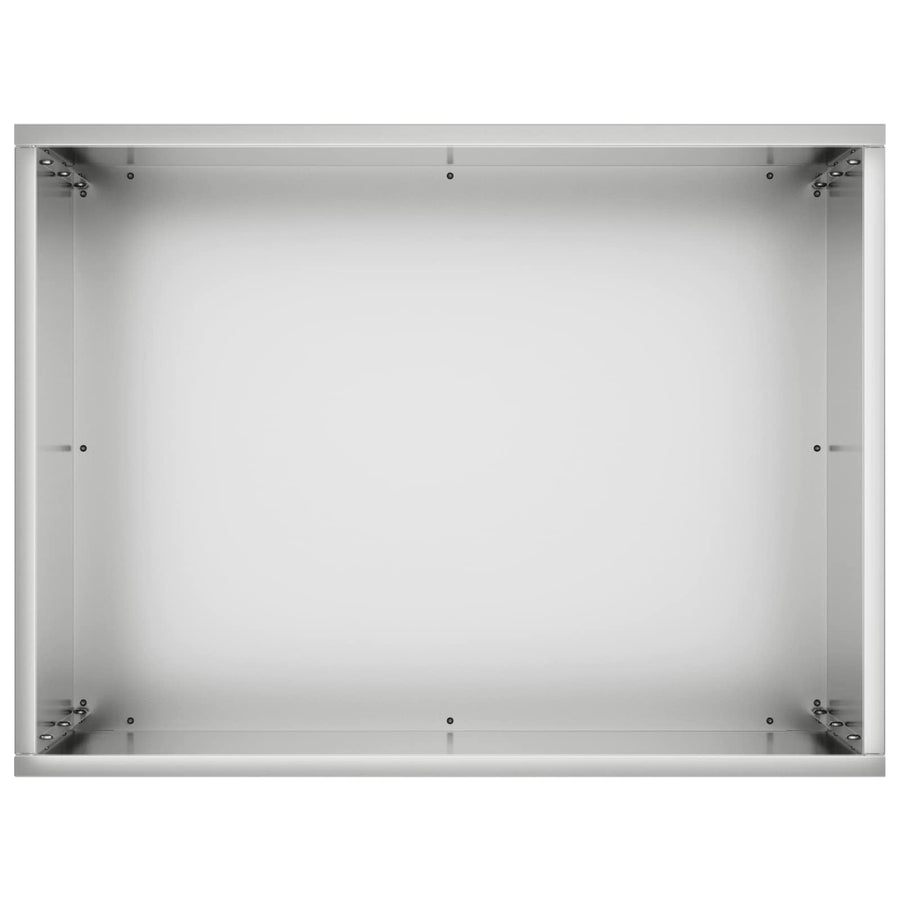 Plantenbak 2 st zilver 40 x 30 x 50 cm Gegalvaniseerd staal