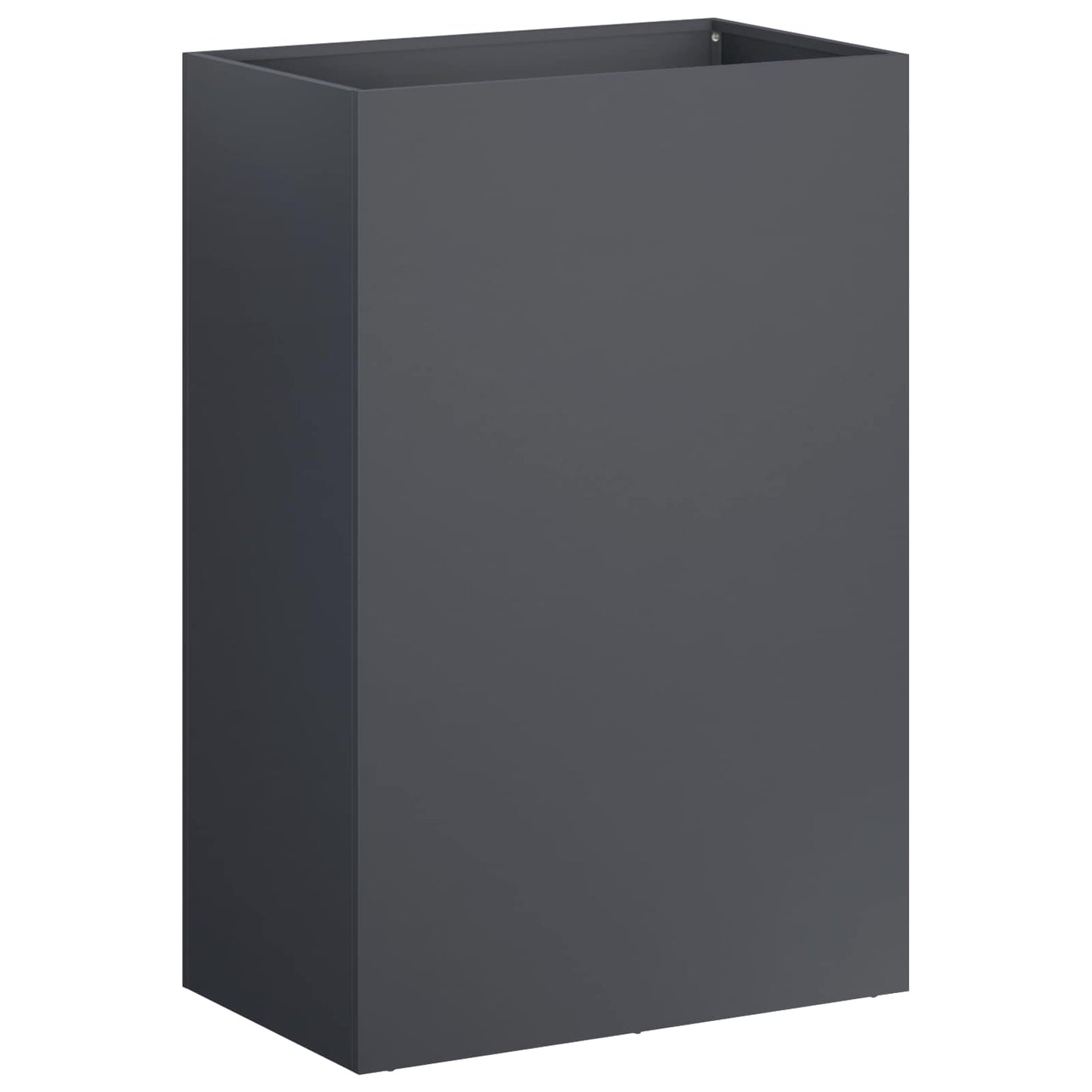 Plantenbak 2 st Antraciet 40 x 30 x 75 cm Koudgewalst staal