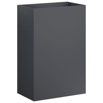 Plantenbak 2 st Antraciet 40 x 30 x 75 cm Koudgewalst staal