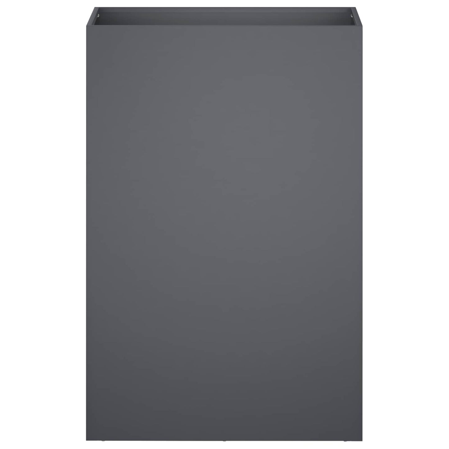 Plantenbak 2 st Antraciet 40 x 30 x 75 cm Koudgewalst staal
