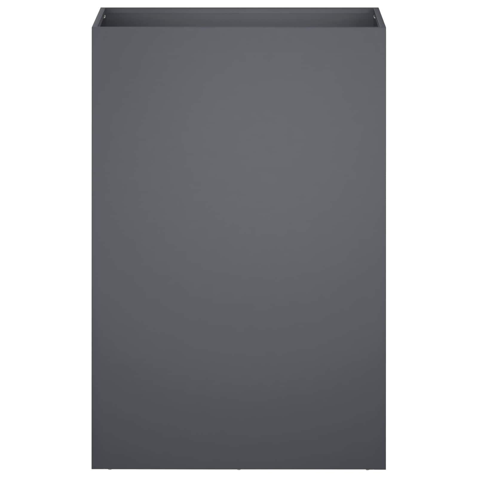 Plantenbak 2 st Antraciet 40 x 30 x 75 cm Koudgewalst staal