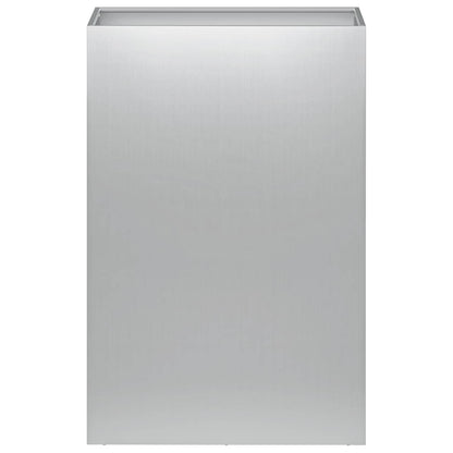 Plantenbak zilver 40 x 30 x 75 cm Gegalvaniseerd staal