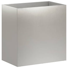 Plantenbak zilver 50 x 30 x 40 cm Roestvrij staal