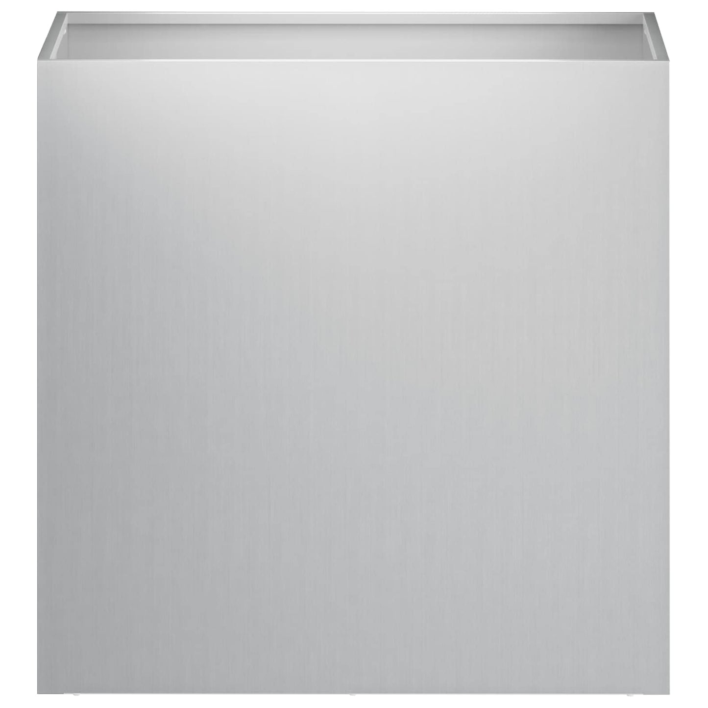 Plantenbak 2 st zilver 50 x 30 x 40 cm Gegalvaniseerd staal