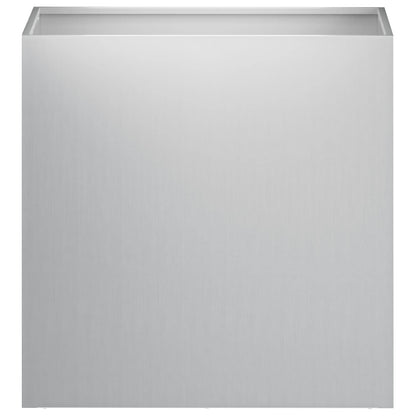 Plantenbak 2 st zilver 50 x 30 x 40 cm Gegalvaniseerd staal
