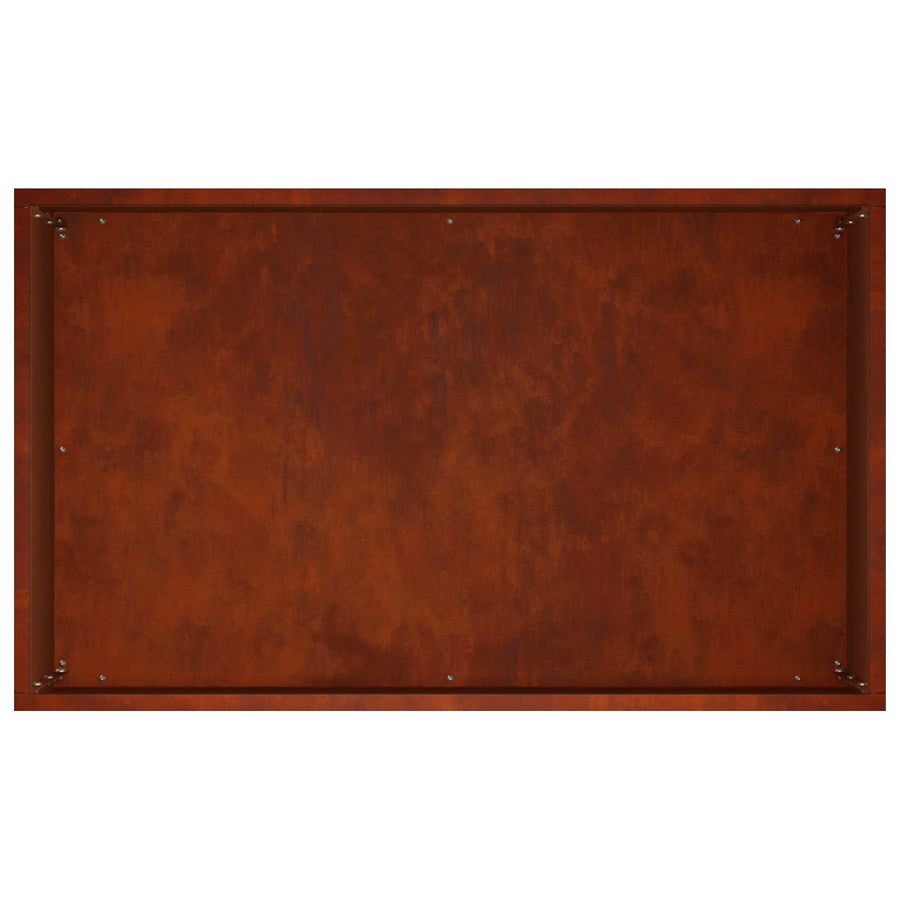 Plantenbak Roestkleurig 50 x 30 x 40 cm weervast staal