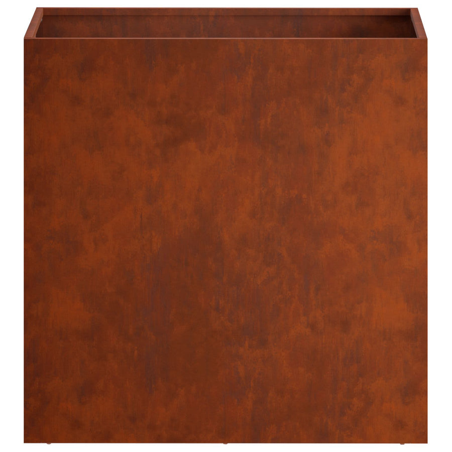 Plantenbak 2 st Roestkleurig 50 x 30 x 40 cm weervast staal