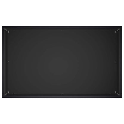 Plantenbak 2 st Zwart 50 x 30 x 50 cm Koudgewalst staal