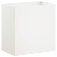 Plantenbak Wit 50 x 30 x 50 cm Koudgewalst staal