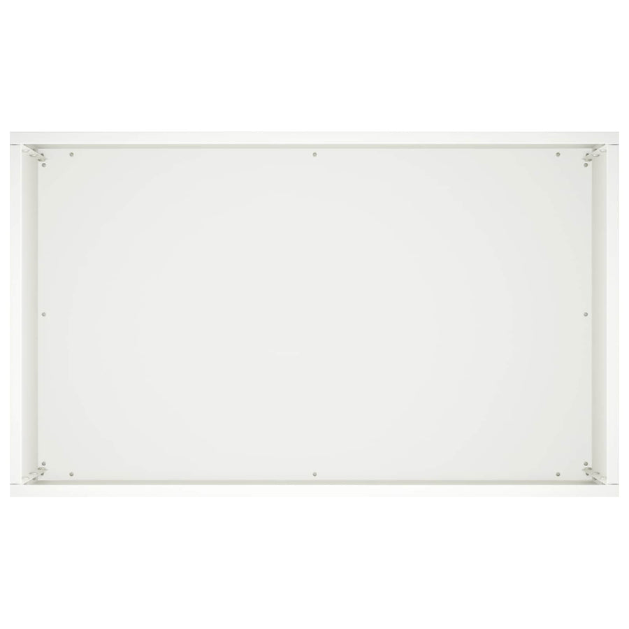 Plantenbak 2 st Wit 50 x 30 x 50 cm Koudgewalst staal