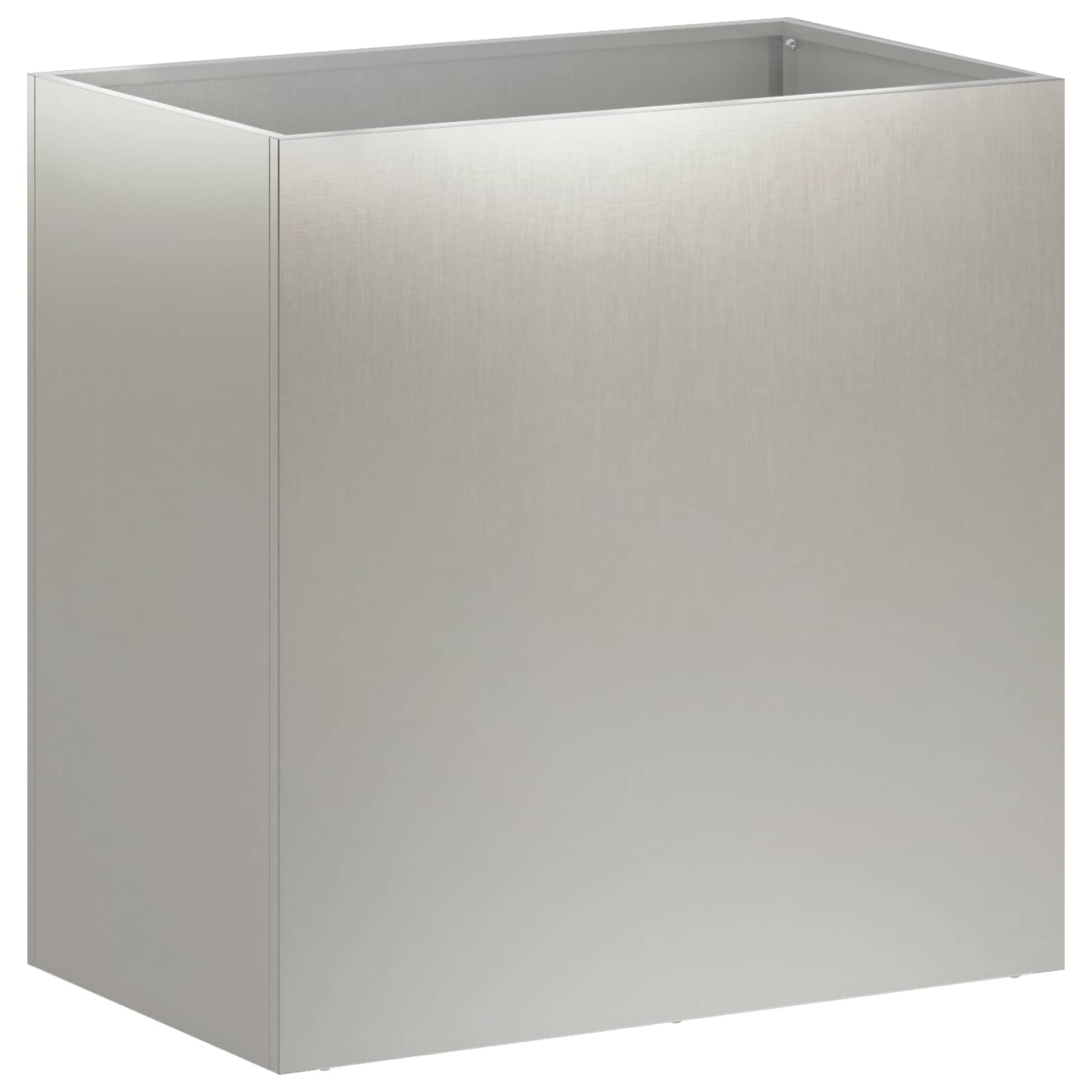 Plantenbak zilver 50 x 30 x 50 cm Roestvrij staal