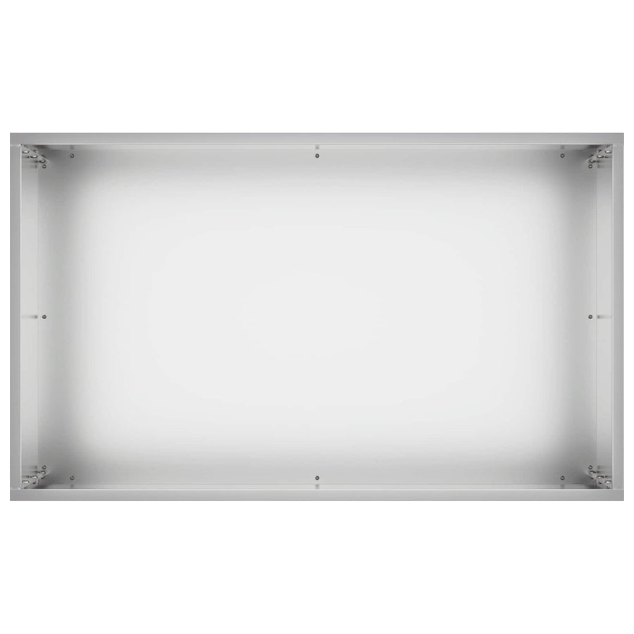 Plantenbak 2 st zilver 50 x 30 x 50 cm Gegalvaniseerd staal