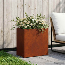 Plantenbak Roestkleurig 50 x 30 x 50 cm weervast staal
