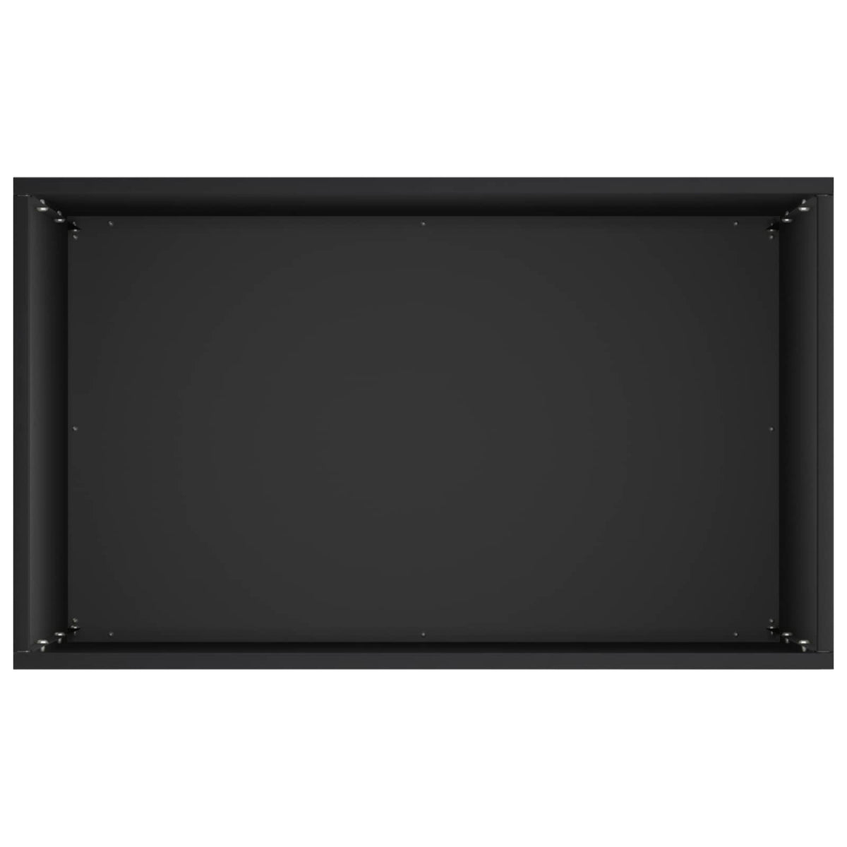 Plantenbak Zwart 50 x 30 x 75 cm Koudgewalst staal