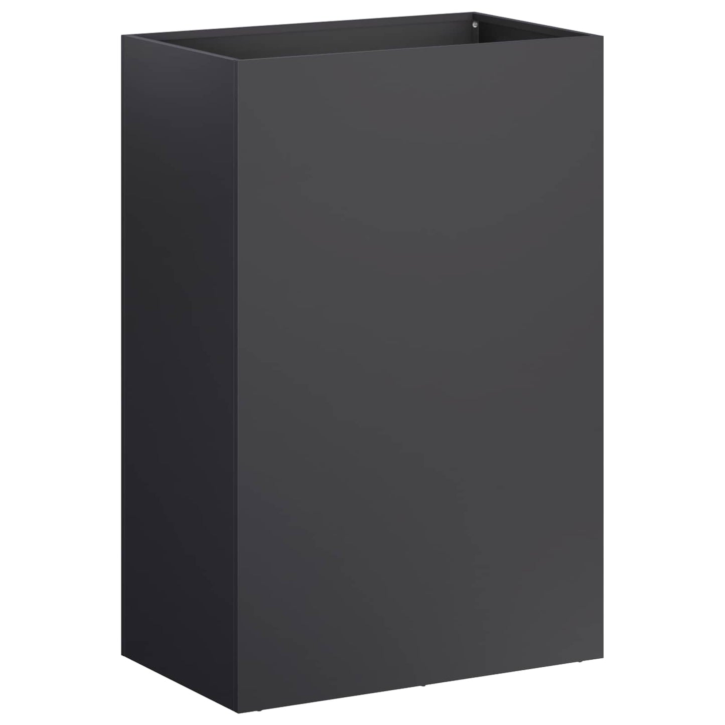 Plantenbak 2 st Zwart 50 x 30 x 75 cm Koudgewalst staal