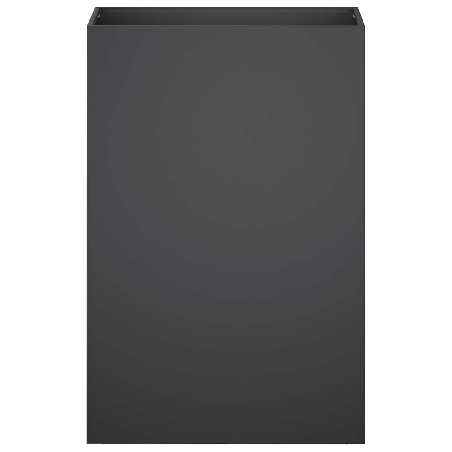 Plantenbak 2 st Zwart 50 x 30 x 75 cm Koudgewalst staal