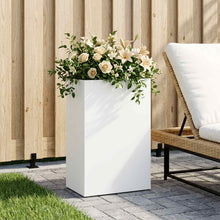 Plantenbak Wit 50 x 30 x 75 cm Koudgewalst staal