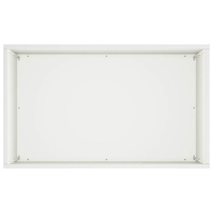 Plantenbak Wit 50 x 30 x 75 cm Koudgewalst staal