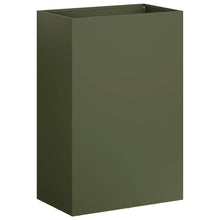 Plantenbak Olijfgroen 50 x 30 x 75 cm Koudgewalst staal