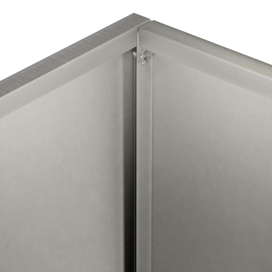 Plantenbak zilver 50 x 30 x 75 cm Roestvrij staal