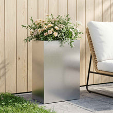 Plantenbak zilver 50 x 30 x 75 cm Roestvrij staal