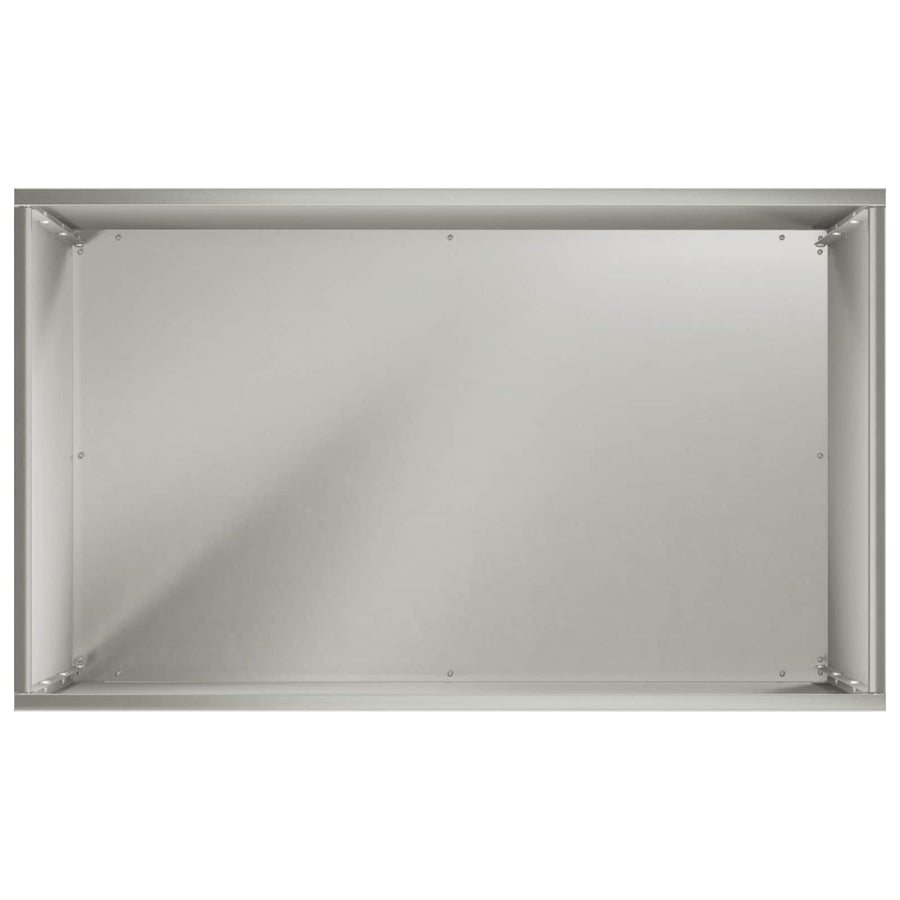 Plantenbak zilver 50 x 30 x 75 cm Roestvrij staal