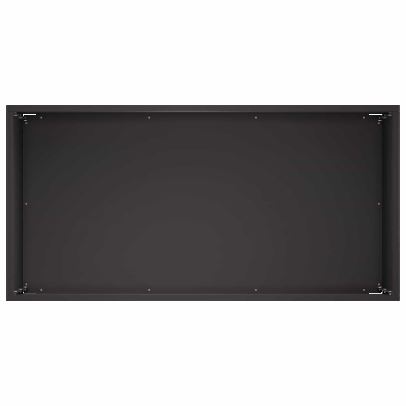 Plantenbak Zwart 60 x 30 x 40 cm Koudgewalst staal