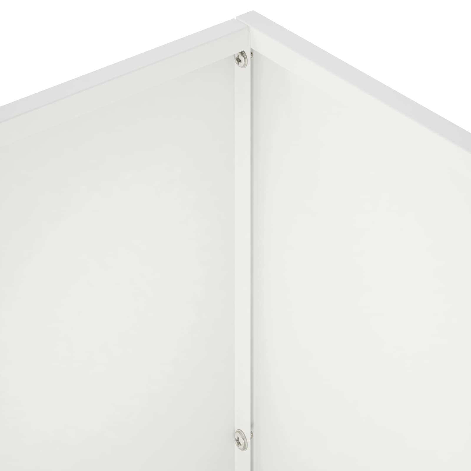 Plantenbak Wit 60 x 30 x 40 cm Koudgewalst staal