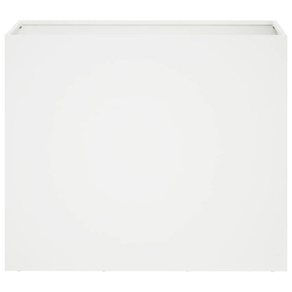Plantenbak Wit 60 x 30 x 40 cm Koudgewalst staal