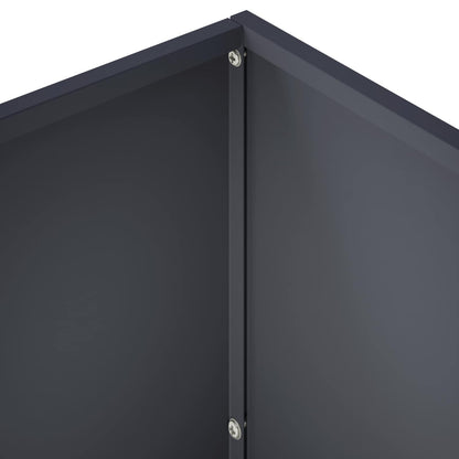 Plantenbak Antraciet 60 x 30 x 40 cm Koudgewalst staal