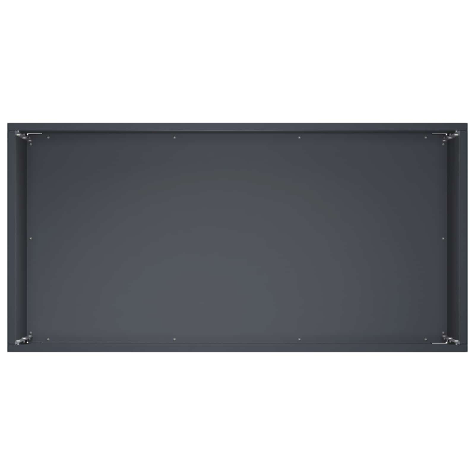 Plantenbak Antraciet 60 x 30 x 40 cm Koudgewalst staal
