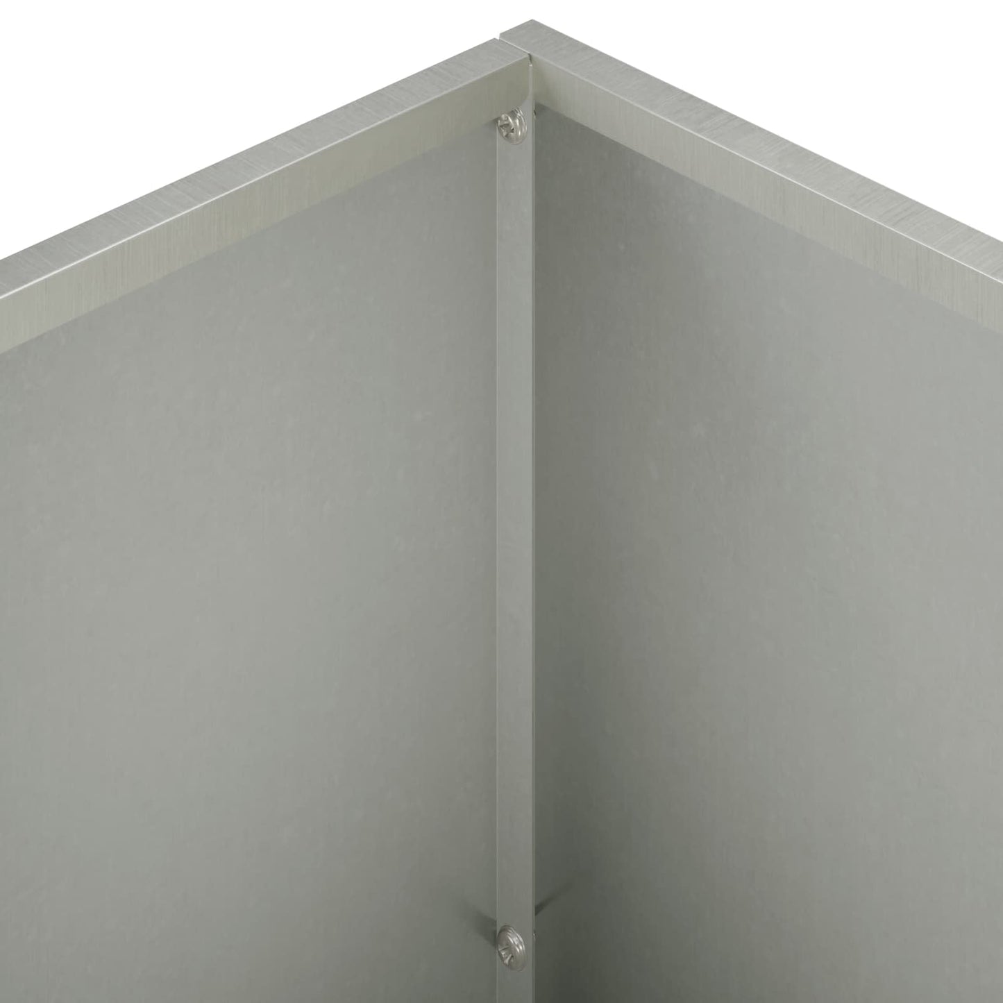 Plantenbak zilver 60 x 30 x 40 cm Roestvrij staal