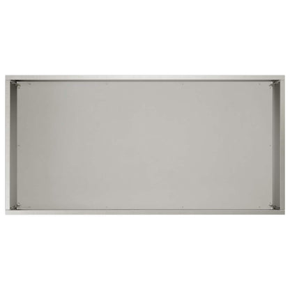 Plantenbak zilver 60 x 30 x 40 cm Roestvrij staal