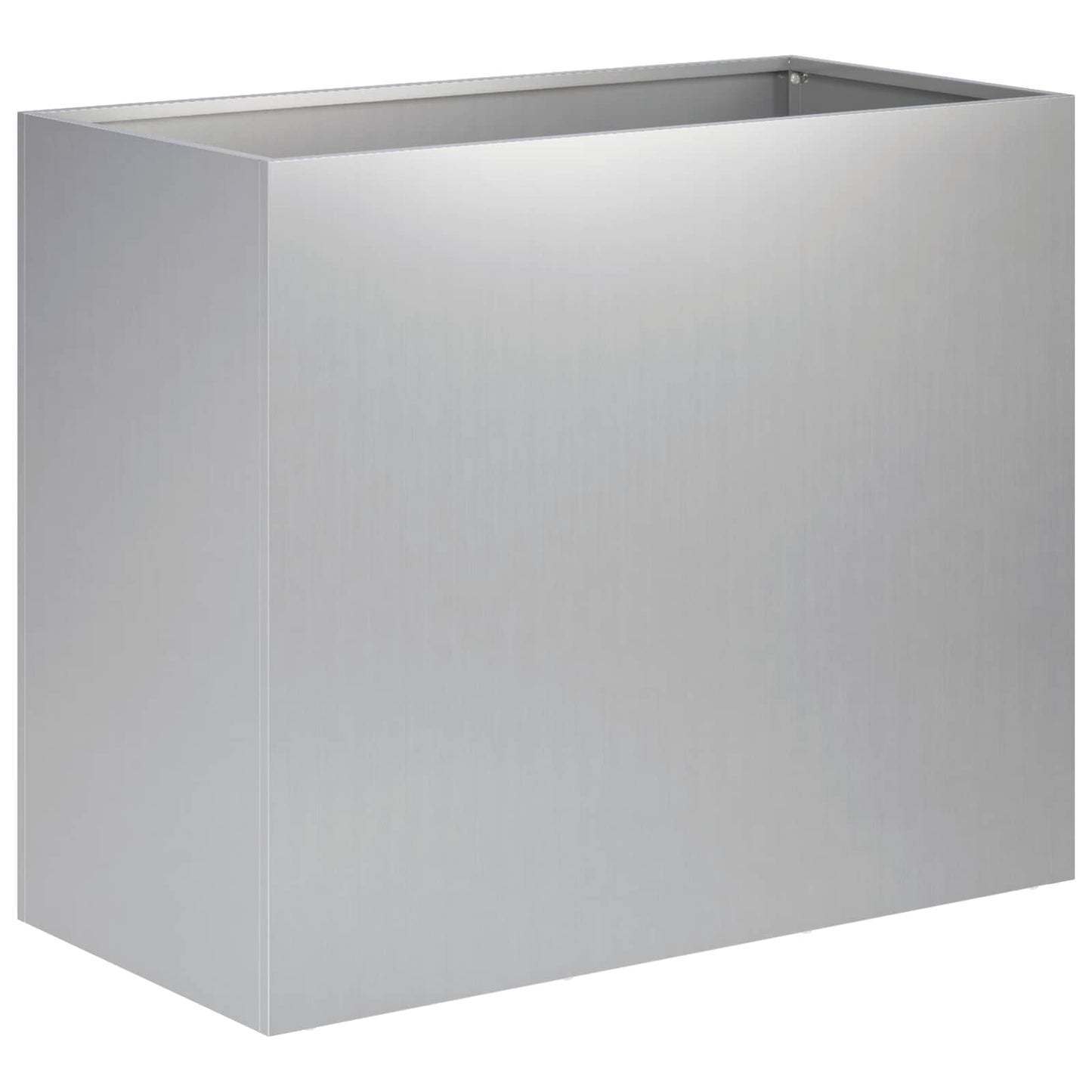 Plantenbak zilver 60 x 30 x 40 cm Gegalvaniseerd staal