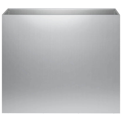 Plantenbak zilver 60 x 30 x 40 cm Gegalvaniseerd staal