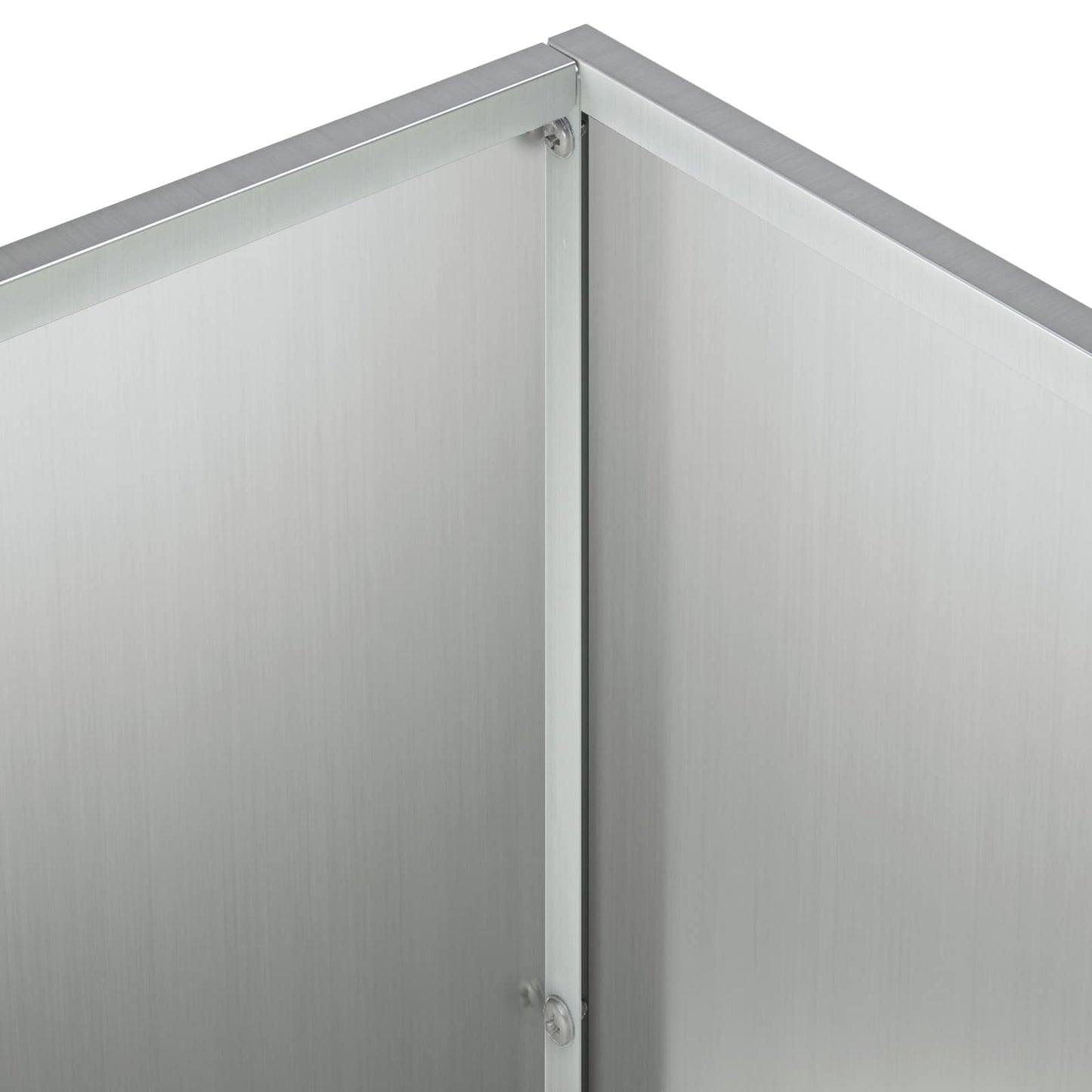 Plantenbak 2 st zilver 60 x 30 x 40 cm Gegalvaniseerd staal