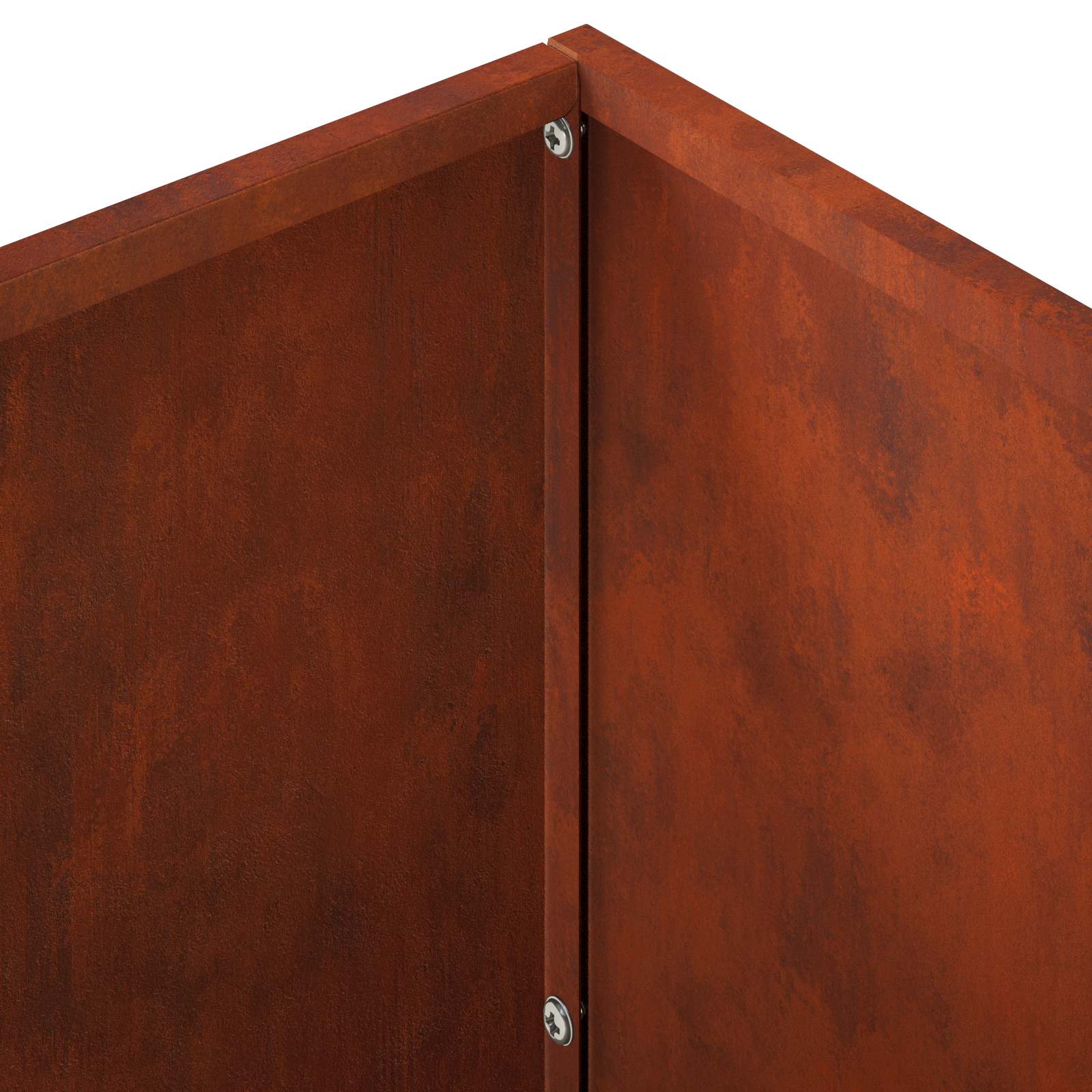 Plantenbak Roestkleurig 60 x 30 x 40 cm weervast staal