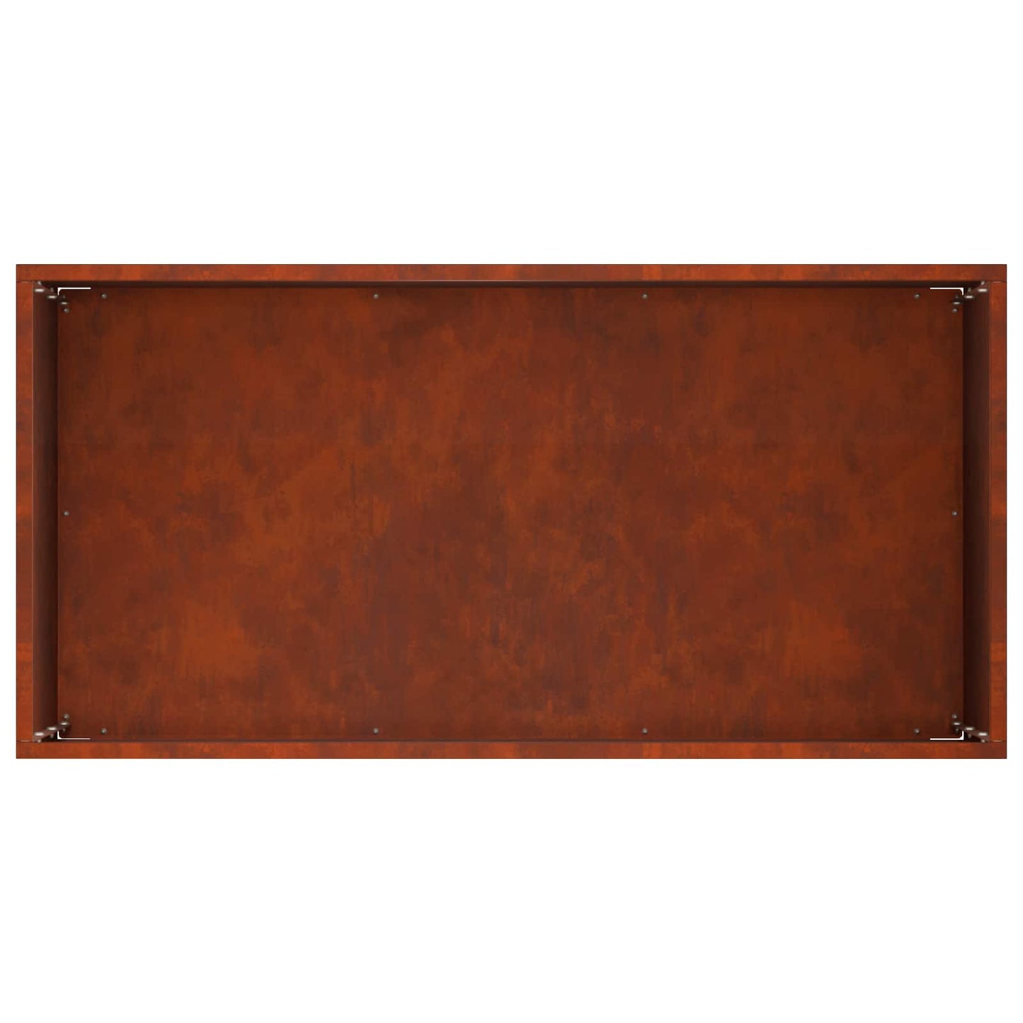 Plantenbak Roestkleurig 60 x 30 x 40 cm weervast staal