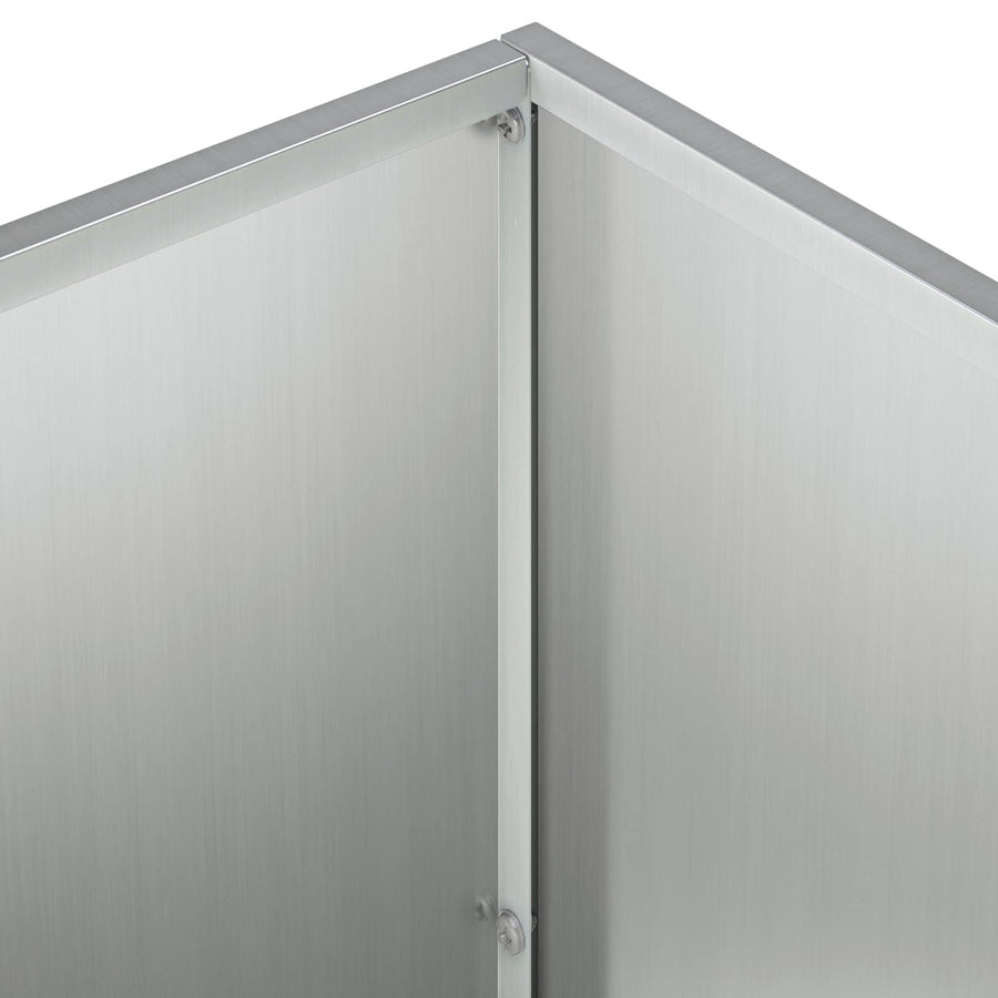Plantenbak zilver 60 x 30 x 50 cm Gegalvaniseerd staal