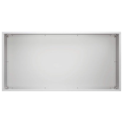 Plantenbak zilver 60 x 30 x 50 cm Gegalvaniseerd staal