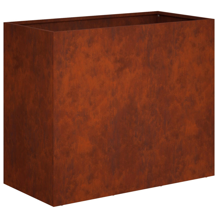 Plantenbak Roestkleurig 60 x 30 x 50 cm weervast staal
