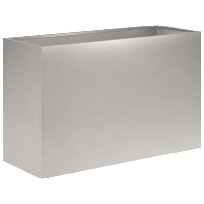 Plantenbak zilver 80 x 30 x 40 cm Roestvrij staal