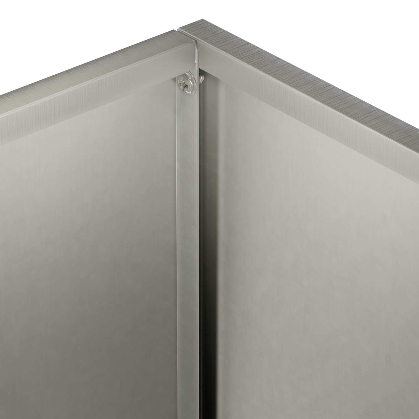 Plantenbak 2 st zilver 80 x 30 x 40 cm Roestvrij staal